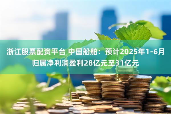 浙江股票配资平台 中国船舶：预计2025年1-6月归属净利润盈利28亿元至31亿元